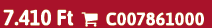 7.410 Ft  C007861000