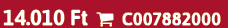 14.010 Ft  C007882000