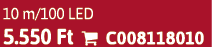 10 m/100 LED 5.550 Ft  C008118010