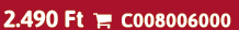 2.490 Ft  C008006000