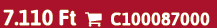 7.110 Ft  C100087000