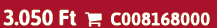 3.050 Ft  C008168000