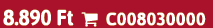 8.890 Ft  C008030000