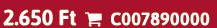 2.650 Ft  C007890000