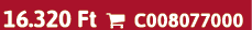16.320 Ft  C008077000