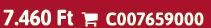7.460 Ft  C007659000