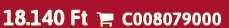 18.140 Ft  C008079000