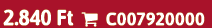 2.840 Ft  C007920000