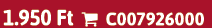 1.950 Ft  C007926000