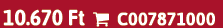 10.670 Ft  C007871000