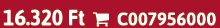 16.320 Ft  C007956000