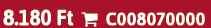 8.180 Ft  C008070000