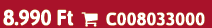 8.990 Ft  C008033000