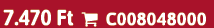 7.470 Ft  C008048000