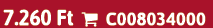 7.260 Ft  C008034000