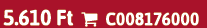 5.610 Ft  C008176000