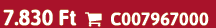 7.830 Ft  C007967000
