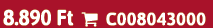 8.890 Ft  C008043000