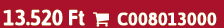 13.520 Ft  C008013000