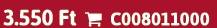 3.550 Ft  C008011000