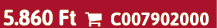 5.860 Ft  C007902000