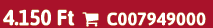 4.150 Ft  C007949000