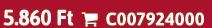 5.860 Ft  C007924000