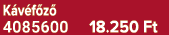 K v f z 4085600 18.250 Ft