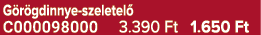 G r gdinnye szeletel C000098000 3.390 Ft 1.650 Ft