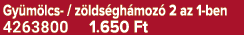 Gy m lcs / z lds gh moz 2 az 1 ben 4263800 1.650 Ft