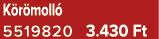 K r moll 5519820 3.430 Ft
