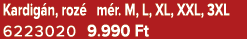 Kardig n, roz m r. M, L, XL, XXL, 3XL 6223020 9.990 Ft