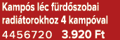 Kamp s l c f rd szobai radi torokhoz 4 kamp val 4456720 3.920 Ft