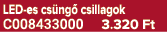 LED es cs ng csillagok C008433000 3.320 Ft