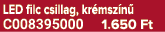 LED filc csillag, kr msz n C008395000 1.650 Ft