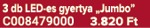 3 db LED es gyertya „Jumbo” C008479000 3.820 Ft