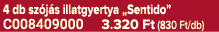 4 db sz j s illatgyertya „Sentido” C008409000 3.320 Ft (830 Ft/db)