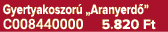 Gyertyakoszor „Aranyerd ” C008440000 5.820 Ft