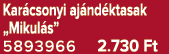 Kar csonyi aj nd ktasak „Mikul s” 5893966 2.730 Ft