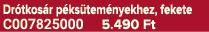 Dr tkos r p ks tem nyekhez, fekete C007825000 5.490 Ft