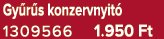 Gy r s konzervnyit 1309566 1.950 Ft