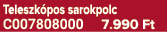 Teleszk pos sarokpolc C007808000 7.990 Ft