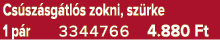 Cs sz sg tl s zokni, sz rke 1 p r 3344766 4.880 Ft