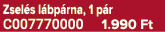 Zsel s l bp rna, 1 p r C007770000 1.990 Ft