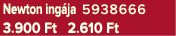 Newton ing ja 5938666 3.900 Ft 2.610 Ft