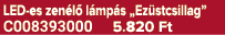 LED es zen l l mp s „Ez stcsillag” C008393000 5.820 Ft