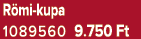 R mi kupa 1089560 9.750 Ft
