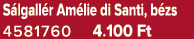 S lgall r Am lie di Santi, b zs 4581760 4.100 Ft