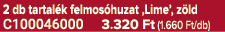2 db tartal k felmos huzat ‚Lime’, z ld C100046000 3.320 Ft (1.660 Ft/db)