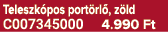 Teleszk pos port rl , z ld C007345000 4.990 Ft